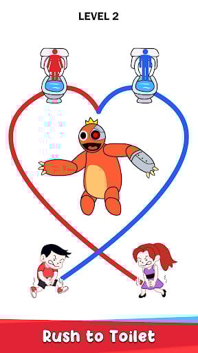 Toilet Rush Race: Draw Puzzle_14